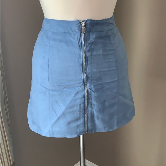 Suede high waisted skirt - Picture 1 of 3